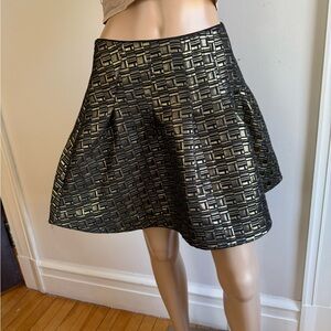 Elegant Black and Gold Women's Skirt